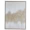 CosmoLiving by Cosmopolitan Gold Glam Abstract Canvas Wall Art